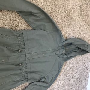 Old Navy, light green jacket